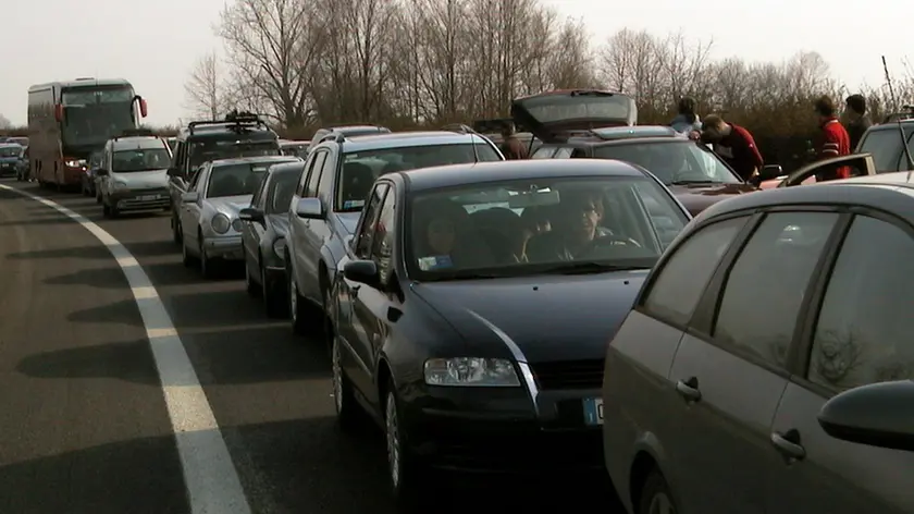 Traffico sull’A27 nel tratto tra Conegliano e Vittorio Veneto