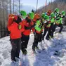 Una ricerca persone travolte dalla neve