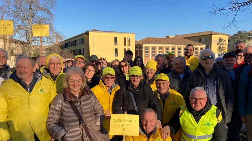 La rappresentanza di trevigiani a Parma