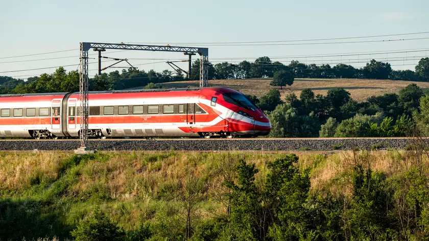 Un treno Frecciarossa di Trenitalia