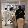 Infermieri in corsia nella nuova cittadella della salute di Treviso