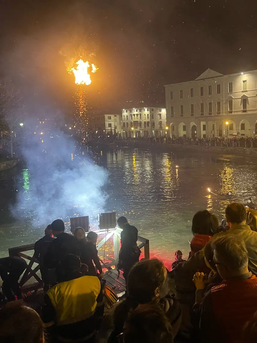 A Ponte Dante il tradizionale Processo aea Vecia