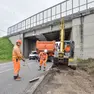 I lavori in corso sul viadotto della Feltrina a Cornuda