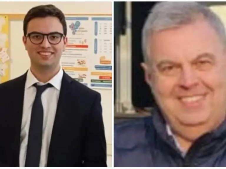 Francesco Nardon e il papà Leone Francesco