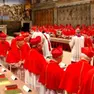 I cardinali impegnati nell'elezione del Papa in conclave