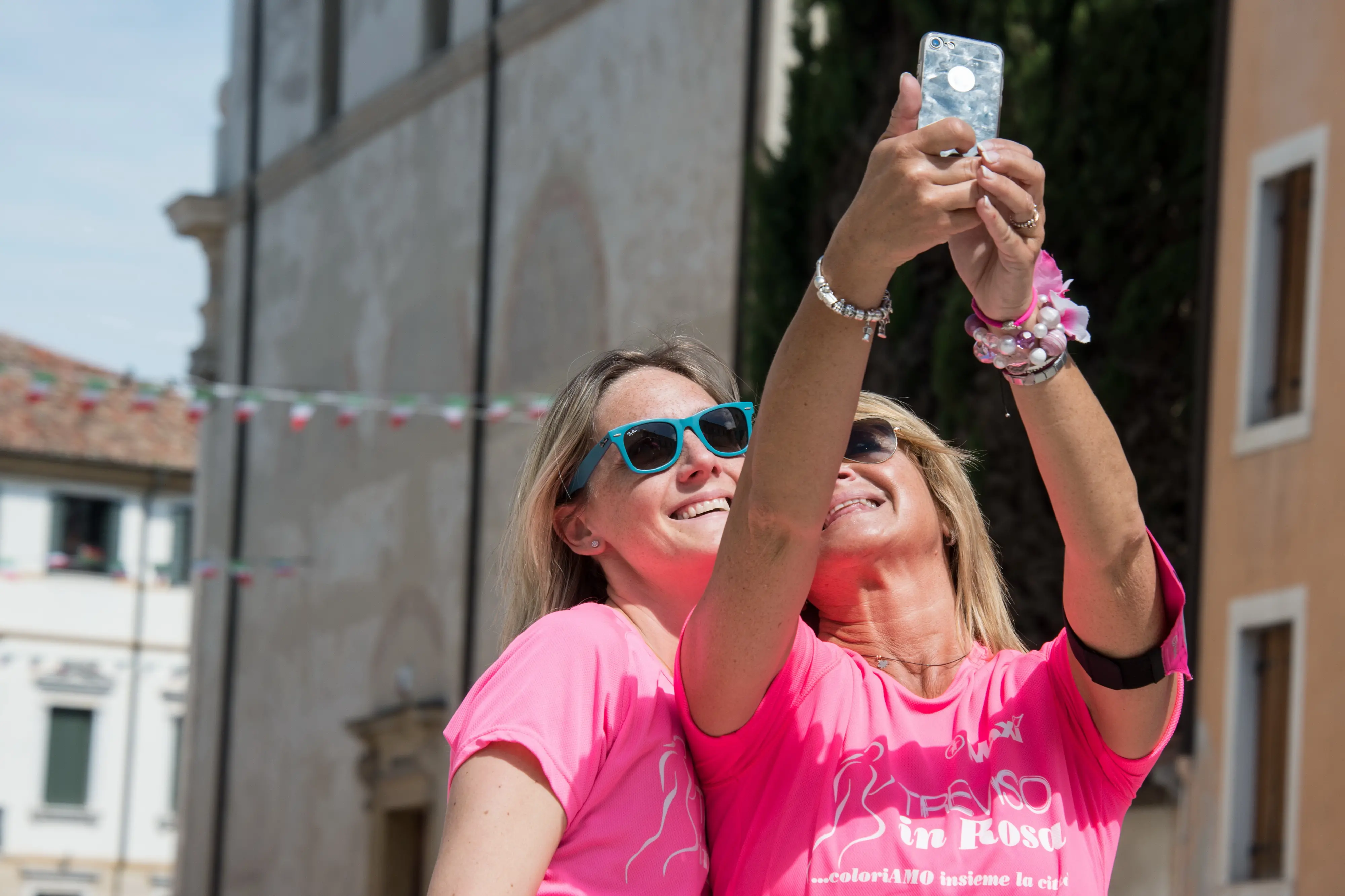 Corri in Rosa a Treviso un selfie