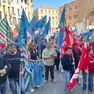 La manifestazione in piazza dei Signori in occasione della festa dei lavoratori il 1° maggio 2025