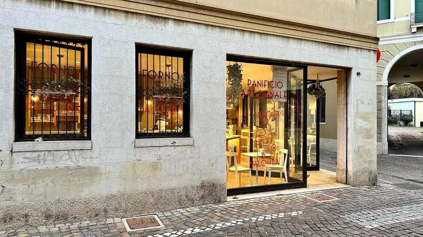 Il forno Palomba in via Manin a Treviso