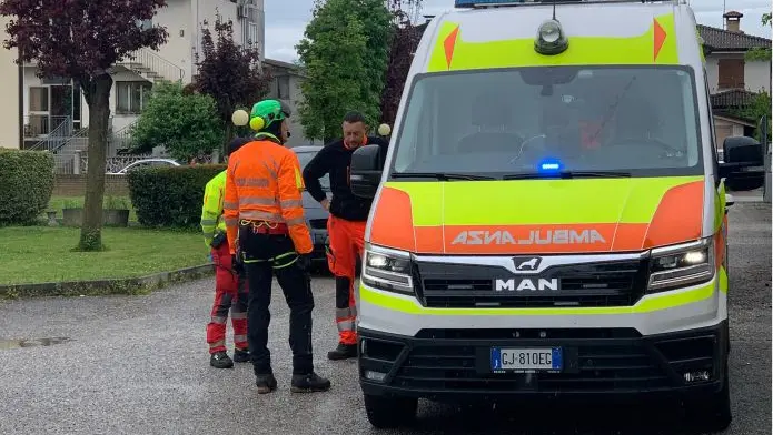Un’ambulanza del Suem