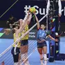 Un momento della finale del 2024 tra Conegliano e Milano