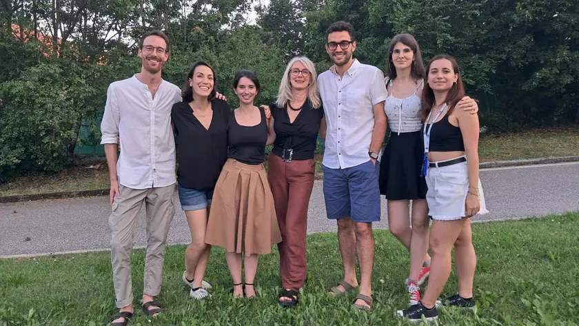 Il team di ricerca e, al centro, Federica Benvenuti