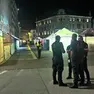 La piazza centrale di Pordenone dopo l’orario di chiusura della manifestazione