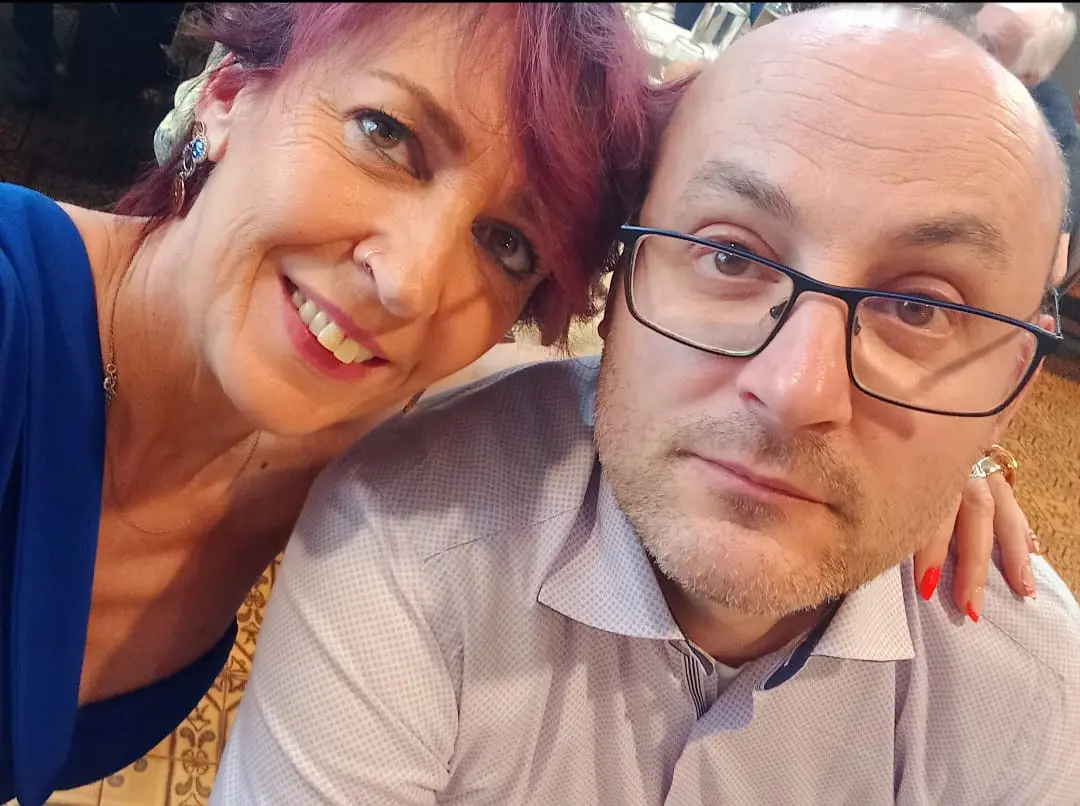 Paolo Straulino con la sorella Gianna