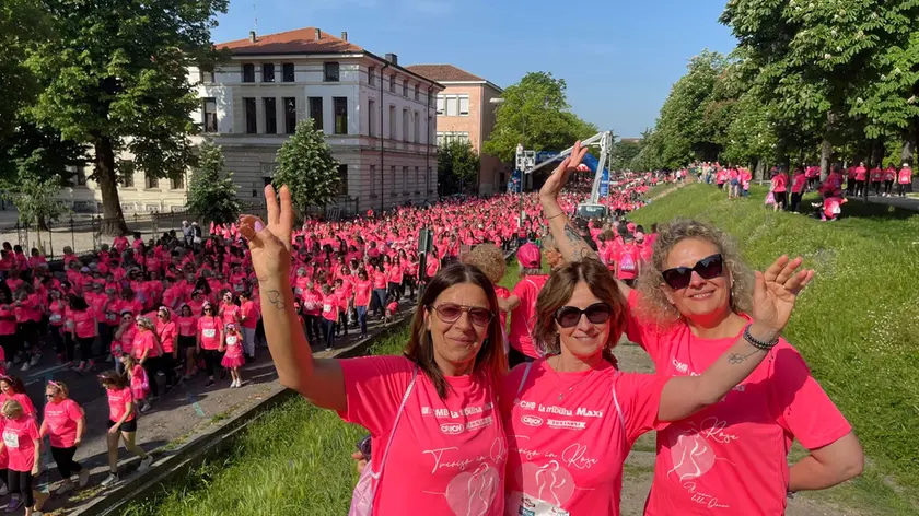 La partenza dell'edizione 2025 della Treviso in Rosa