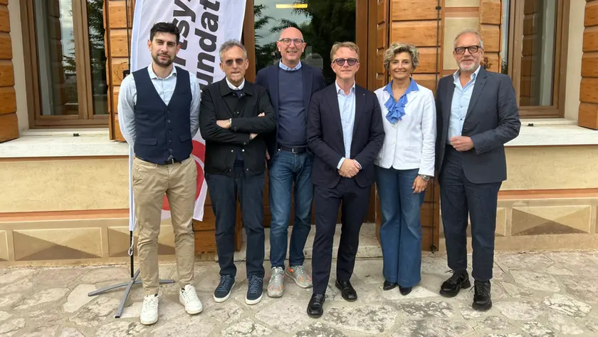 Il cda di Fondazione Sportsystem: Casadei Gardini, Cietto, Frasson, Zanatta, Granata e Deon