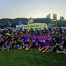 La festa dopo la vittoria