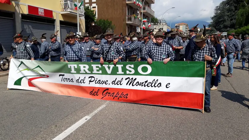 La sezione di Treviso all’Adunata nazionale di Biella