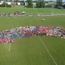 Il colpo d'occhio delle squadre viste dal drone (foto Marco Sartori)