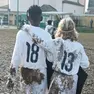 Due giocatori dell’Indomita al termine di una partita