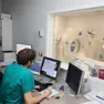 Una postazione del nuovo reparto radiologico costruito all’interno della Cittadella della salute a Treviso