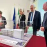 Il plastico del nuovo Hospice pediatrico-Centro regionale per le cure palliative (foto Bianchi)