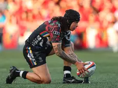 Umaga durante il match con Munster