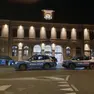 Volanti della polizia presidiano la stazione di Conegliano
