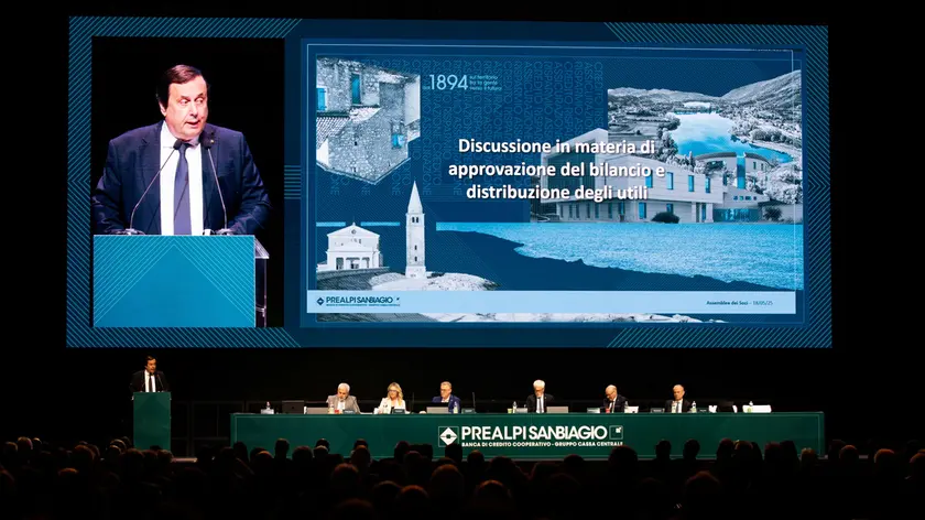 L'assemblea dei soci della banca Prealpi SanBiagio