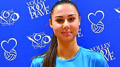 Alessia Manda, palleggiatrice della Prosecco Doc Imoco U18, tra i talenti più promettenti del vivaio delle pantere