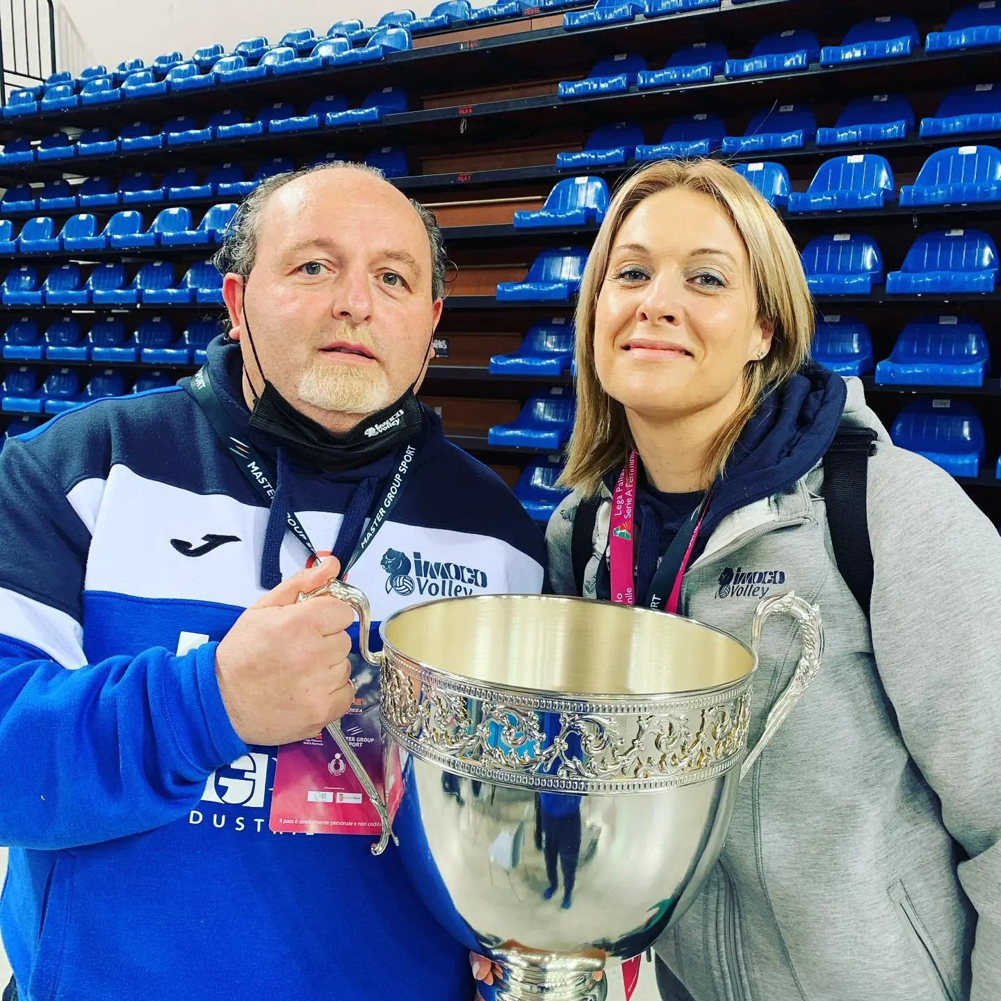 Silvia Giovanardi (a destra), responsabile del settore giovanile di Conegliano
