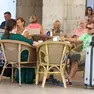 Turisti in centro storico