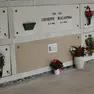 La tomba di Giancarlo Gentilini al cimitero di San Lazzaro