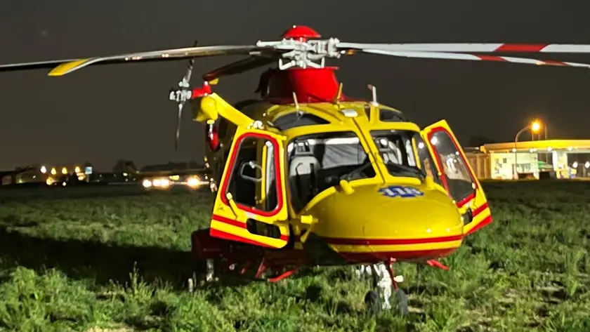 A Onigo è intervenuto l'elisoccorso del Suem 118