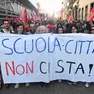 Una manifestazione dei lavoratori della scuola
