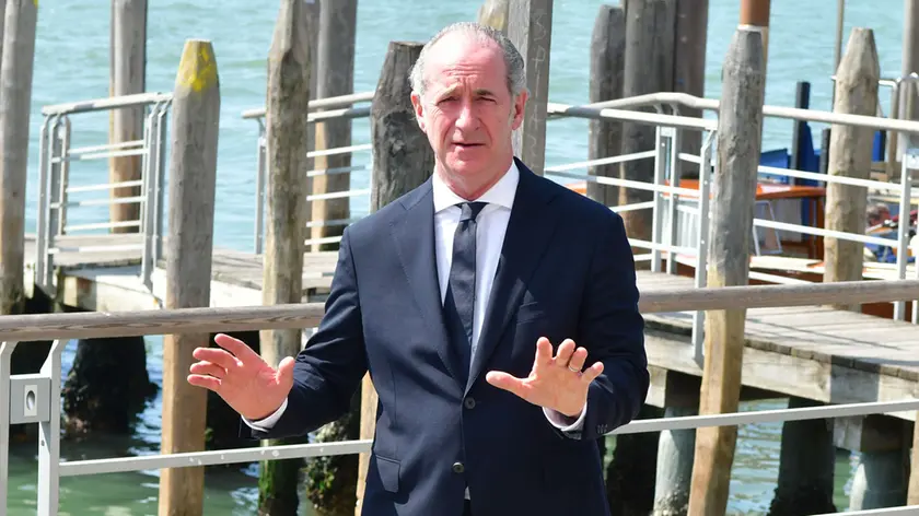 Il presidente della Regione Veneto Luca Zaia