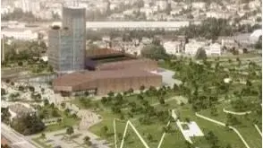 Il rendering del parco