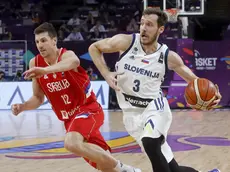 Goran Dragic, qui con la maglia della nazionale slovena agli Europei 2017