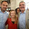 Il sindaco Conte con Giorgia Meloni e il capogruppo FdI Bertolazzi
