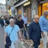 La passeggiata per la sicurezza della Lega in centro a Treviso