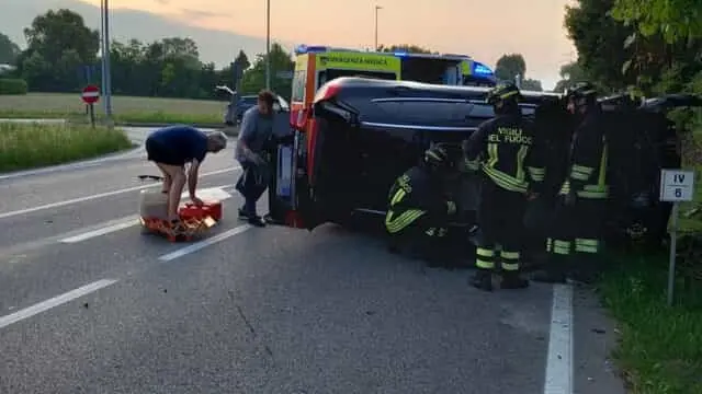 L'incidente all'alba sulla Treviso Mare