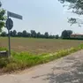 La strada dove è stato ritrovato l'uomo ferito a Fontaniva