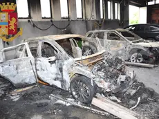 L'incendio alla carrozzeria Roggia a Fiera
