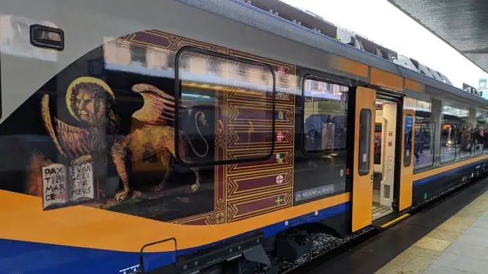 Il Leone di San Marco sui treni veneti