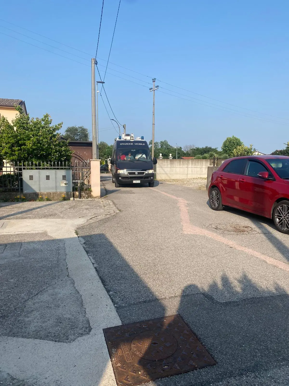 I carabinieri sul luogo della tragedia