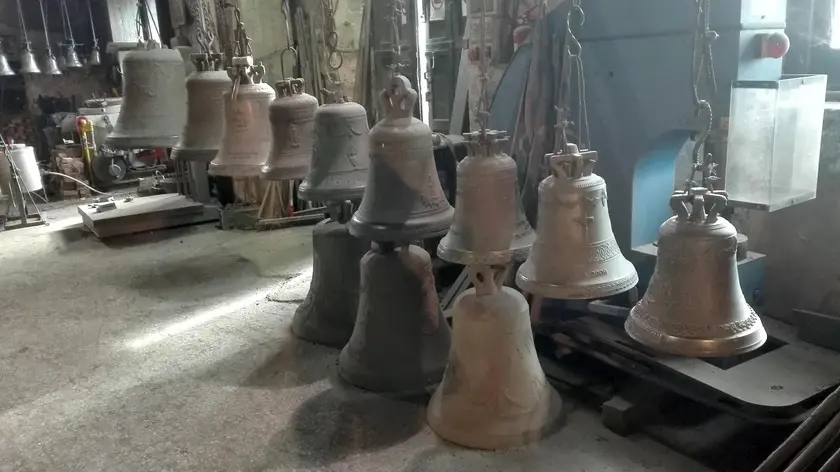 Un'immagine della Pontificia Fonderia Marinelli di Agnone che ha invitato il bimbi criticato dalla maestra