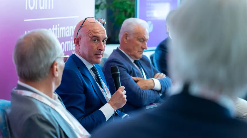 Il commissario di Governo e ceo di Simico Fabio Massimo Saldini
