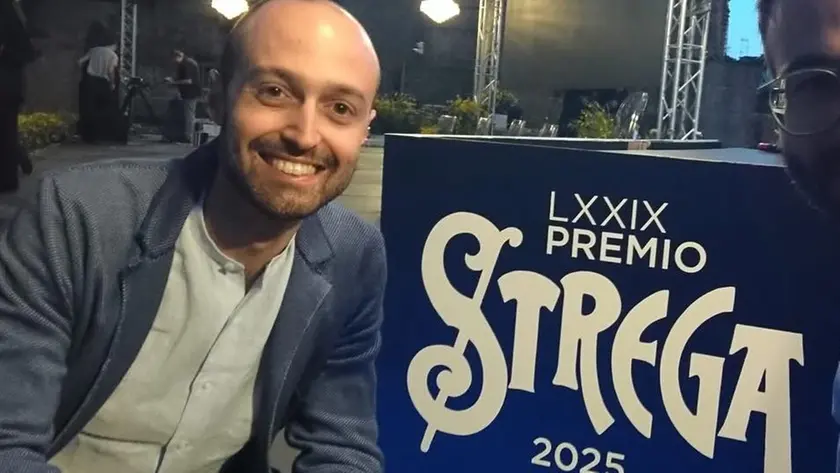 Michele Ruol alla proclamazione della cinquina finalista del Premio Strega 2025