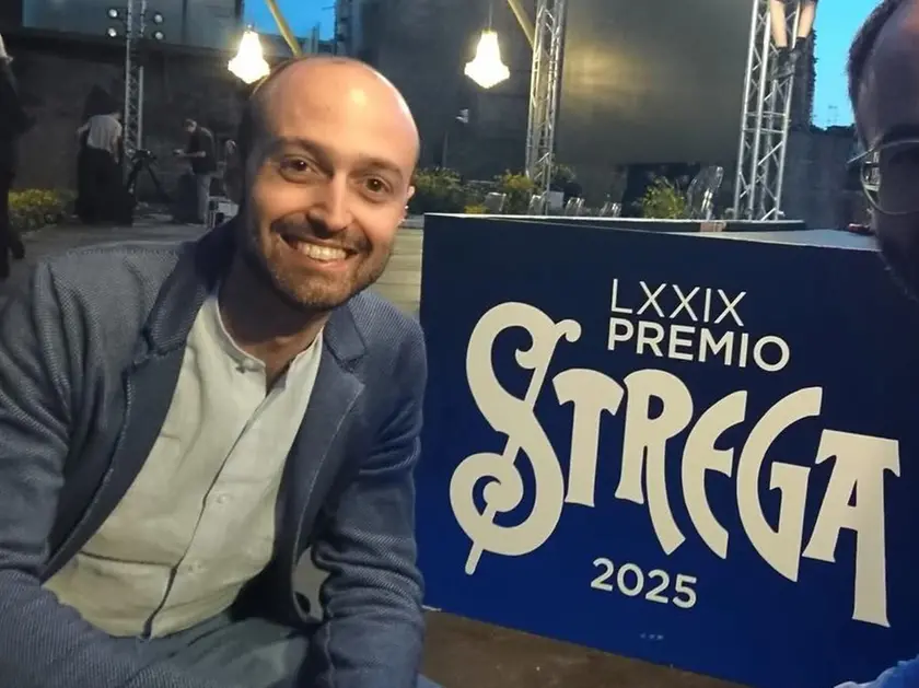 Michele Ruol alla proclamazione della cinquina finalista del Premio Strega 2025