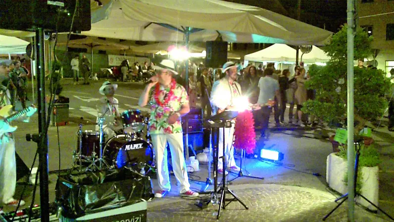 Il Fish’n’Fest quando era organizzato in piazza Giustinian Recanati