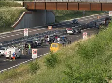 Il luogo dello schianto all'uscita del casello di Riese in Pedemontana: una vittima
